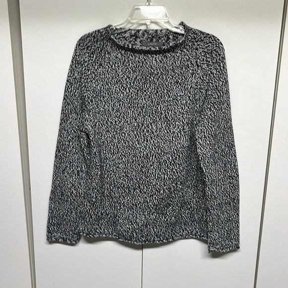 Liz Claiborne Tweed Black & White Sweater - Picture 8 of 15